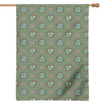 Cartoon Zombie Pattern Print House Flag