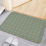 Cartoon Zombie Pattern Print Indoor Door Mat