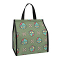 Cartoon Zombie Pattern Print Insulated Lunch Tote