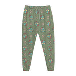 Cartoon Zombie Pattern Print Jogger Pants