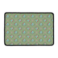 Cartoon Zombie Pattern Print Kitchen Mat