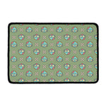 Cartoon Zombie Pattern Print Kitchen Mat