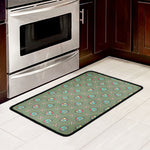 Cartoon Zombie Pattern Print Kitchen Mat