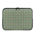Cartoon Zombie Pattern Print Laptop Sleeve