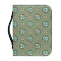 Cartoon Zombie Pattern Print Leather Bible Cover
