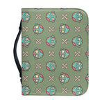 Cartoon Zombie Pattern Print Leather Bible Cover