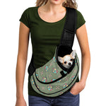 Cartoon Zombie Pattern Print Pet Sling Carrier