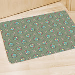 Cartoon Zombie Pattern Print Polyester Doormat