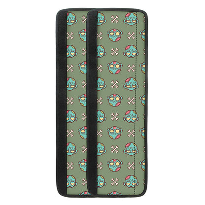 Cartoon Zombie Pattern Print Refrigerator Handle Covers