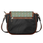 Cartoon Zombie Pattern Print Saddle Bag
