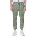 Cartoon Zombie Pattern Print Joggers