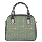 Cartoon Zombie Pattern Print Shoulder Handbag