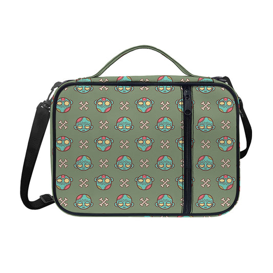 Cartoon Zombie Pattern Print Shoulder Strap Bible Bag