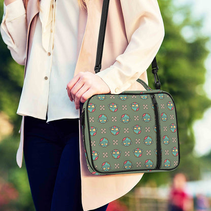 Cartoon Zombie Pattern Print Shoulder Strap Bible Bag