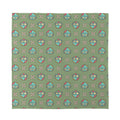 Cartoon Zombie Pattern Print Silk Bandana