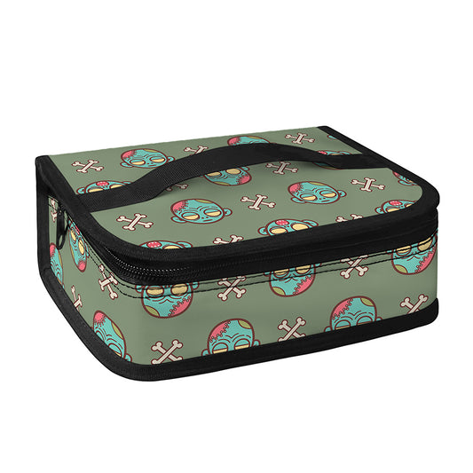 Cartoon Zombie Pattern Print Small Lunch Bag