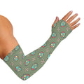 Cartoon Zombie Pattern Print Sun Protection Arm Sleeves