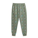 Cartoon Zombie Pattern Print Sweatpants