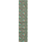 Cartoon Zombie Pattern Print Table Runner