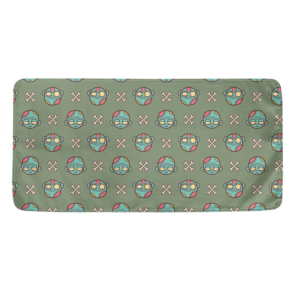 Cartoon Zombie Pattern Print Towel