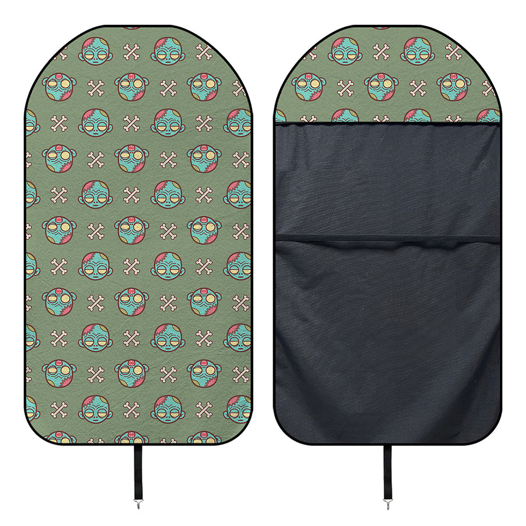 Cartoon Zombie Pattern Print Waterproof Car Seat Cover