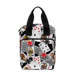 Casino Card And Chip Pattern Print Bible Tote Bag