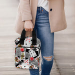 Casino Card And Chip Pattern Print Bible Tote Bag