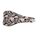 Casino Card And Chip Pattern Print Bicycle Seat Cover
