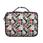 Casino Card And Chip Pattern Print Briefcase Bible Bag