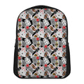 Casino Card And Chip Pattern Print Casual Backpack