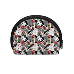 Casino Card And Chip Pattern Print Coin Purse