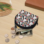 Casino Card And Chip Pattern Print Coin Purse