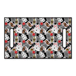 Casino Card And Chip Pattern Print Golf Cart Seat Cover