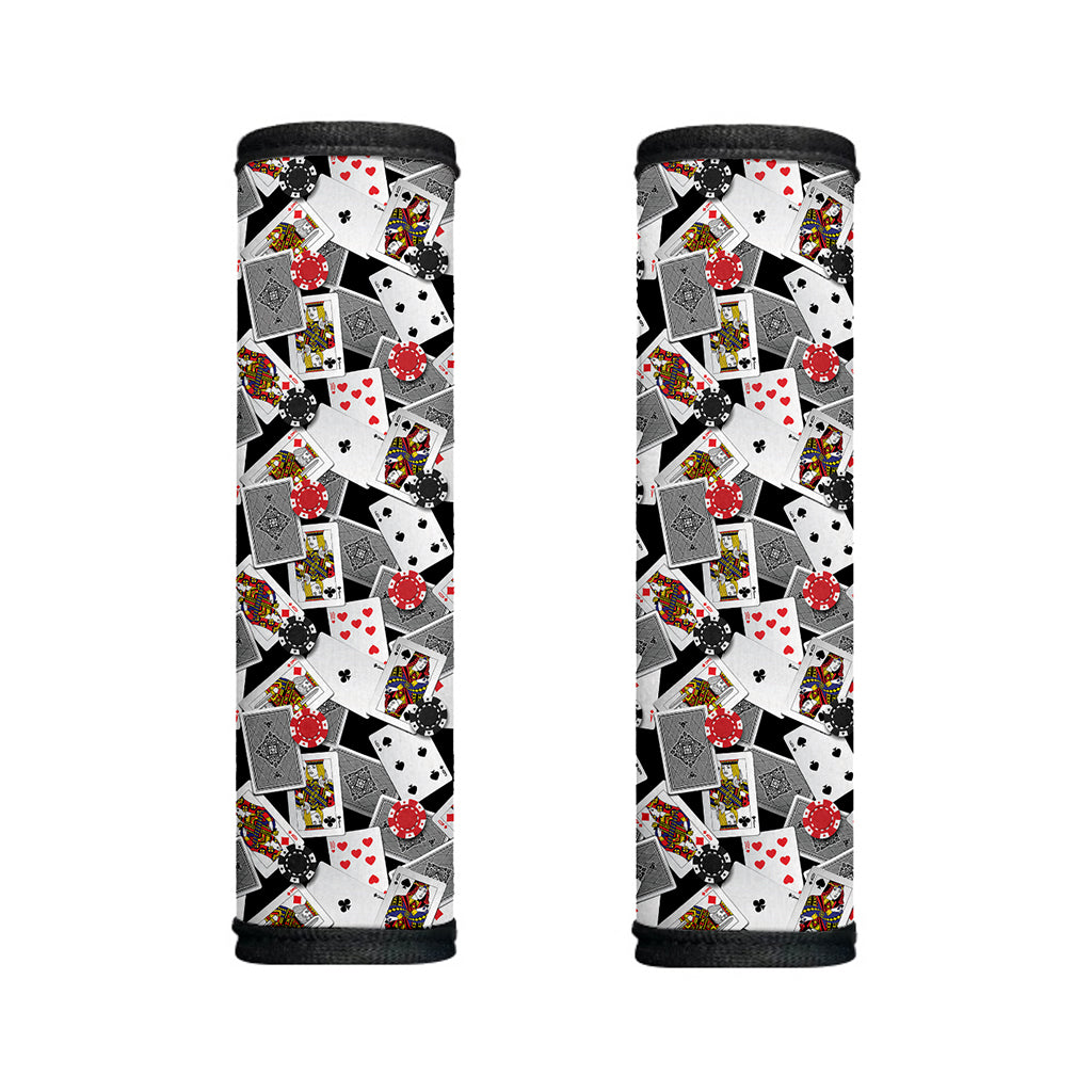 Casino Card And Chip Pattern Print Handle Covers