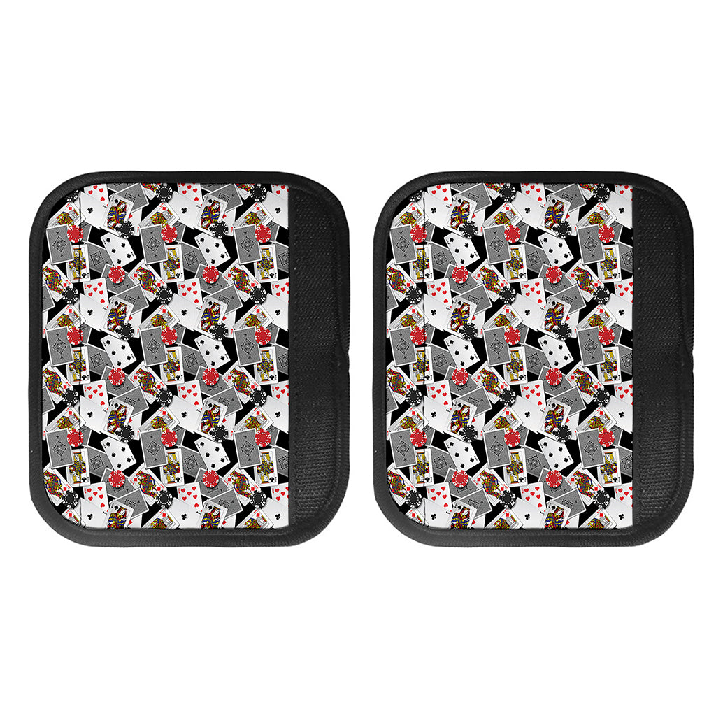 Casino Card And Chip Pattern Print Handle Covers
