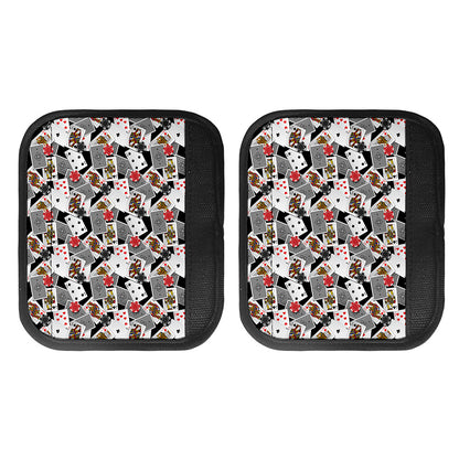 Casino Card And Chip Pattern Print Handle Covers