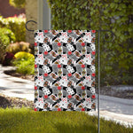 Casino Card And Chip Pattern Print House Flag