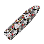 Casino Card And Chip Pattern Print Ironing Board Cover