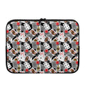 Casino Card And Chip Pattern Print Laptop Sleeve