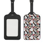 Casino Card And Chip Pattern Print Luggage Tag