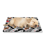 Casino Card And Chip Pattern Print Pet Cooling Mat Cover
