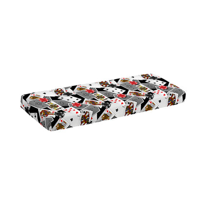 Casino Card And Chip Pattern Print Piano Keyboard Cover