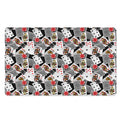 Casino Card And Chip Pattern Print Polyester Doormat