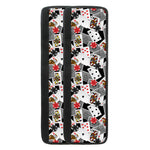 Casino Card And Chip Pattern Print Refrigerator Handle Covers