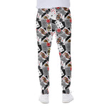 Casino Card And Chip Pattern Print Scuba Joggers