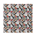 Casino Card And Chip Pattern Print Silk Bandana