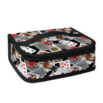 Casino Card And Chip Pattern Print Small Lunch Bag