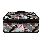 Casino Card And Chip Pattern Print Small Lunch Bag