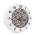 Casino Chip And Card Pattern Print Alarm Clock