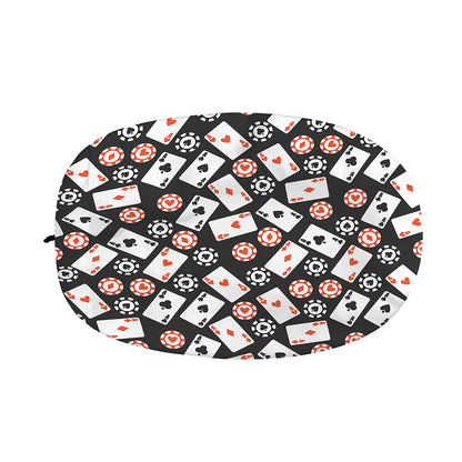 Casino Chip And Card Pattern Print Car Side Mirror Covers